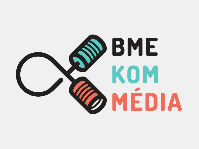 BME KomMedia logo visual identity