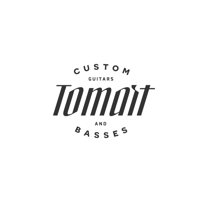 Custom guitar manufacturer logo